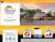 Tablet Screenshot of missionviewrv.com